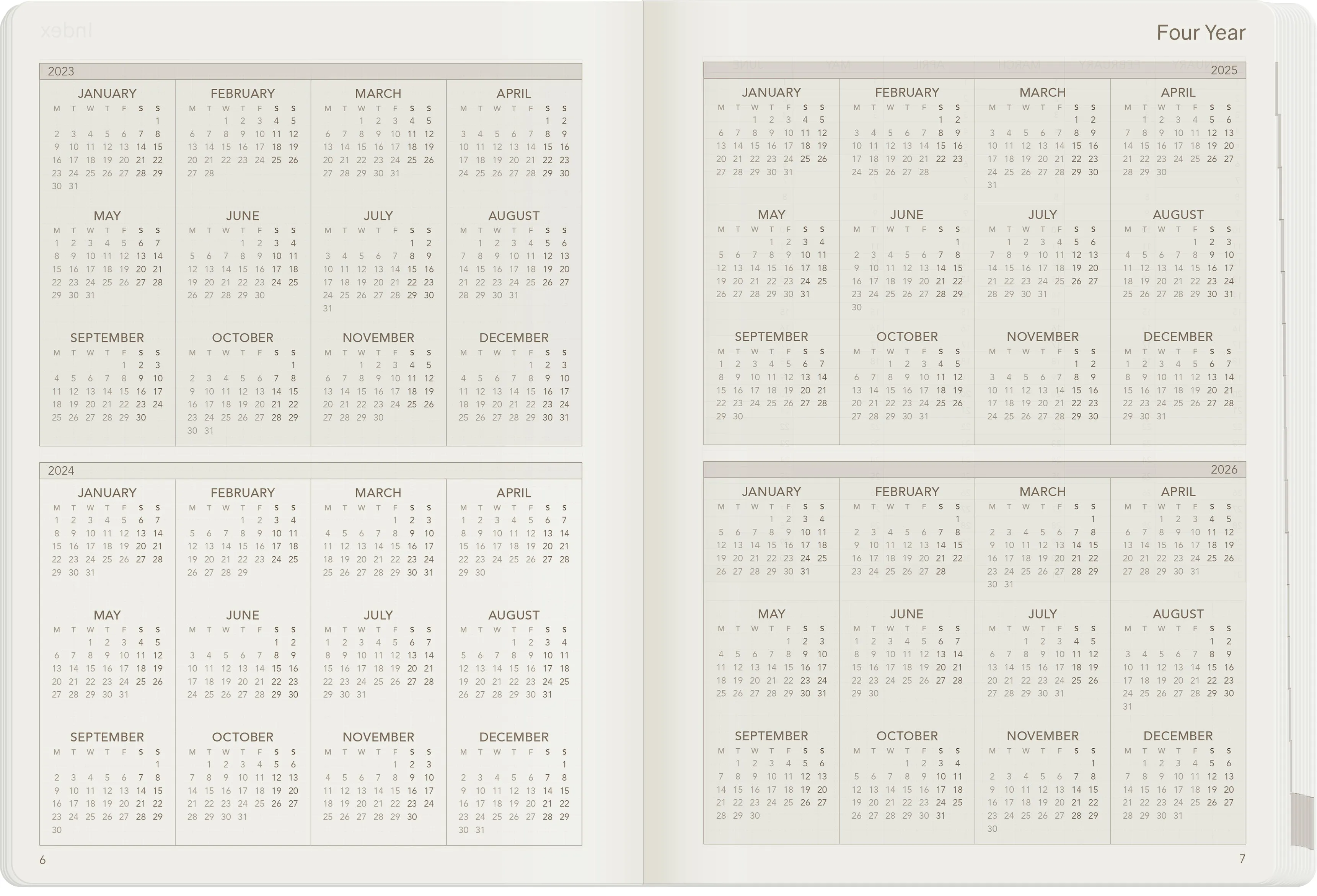 2024 A5 Weekly Planner - 52gsm Tomoe River Paper (All in One Unstacked)