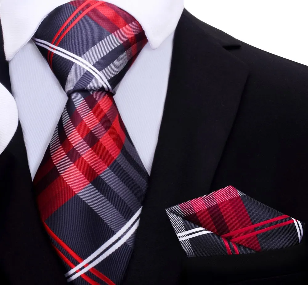 Accomplished Plaid Necktie