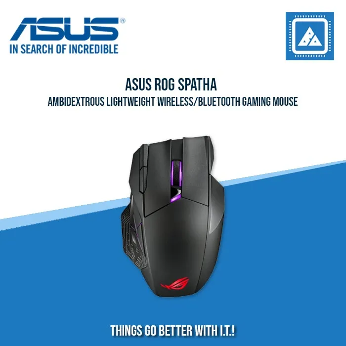 ASUS ROG SPATHA X WIRED/WIRELESS GAMING MOUSE