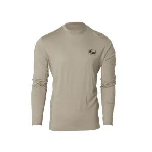 Banded Base Wool Crew Top Long Sleeve 230 Gram