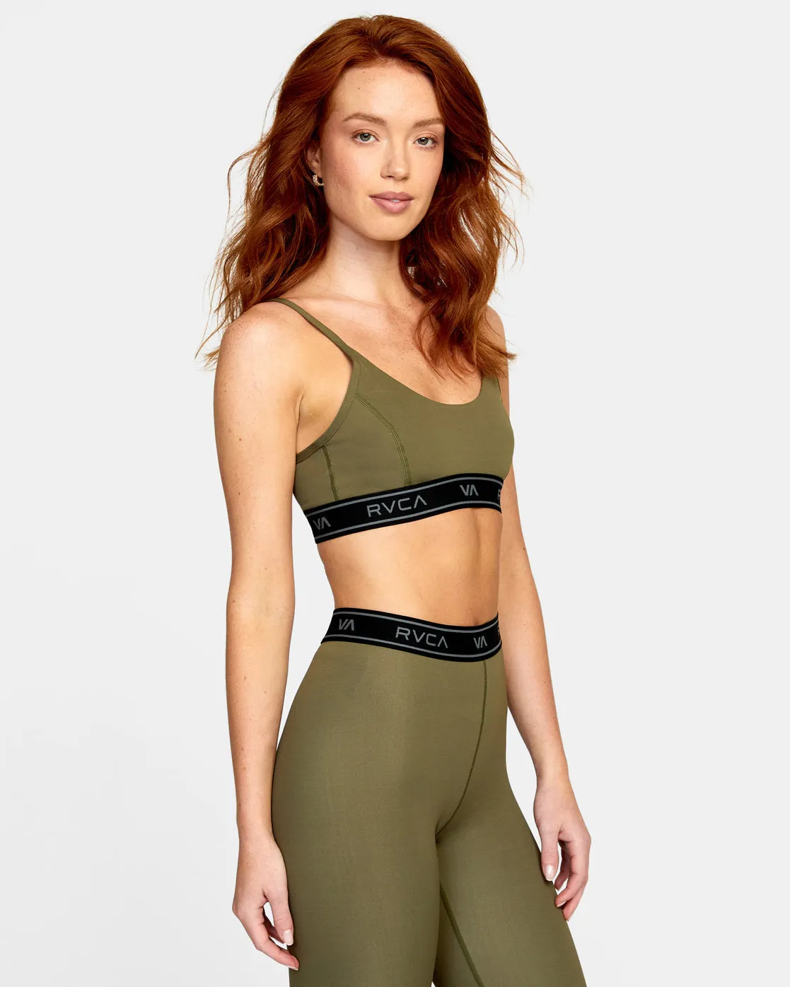 Base Sports Bra - Olive