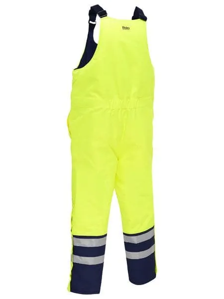 Bisley Workwear Taped Hi Vis Freezer Bib & Brace Coverall BAB6452T