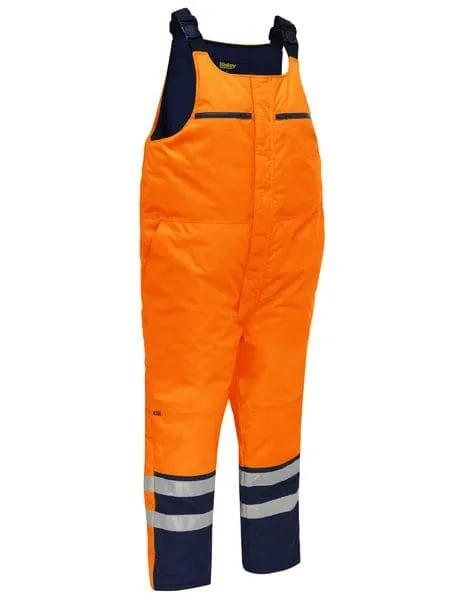 Bisley Workwear Taped Hi Vis Freezer Bib & Brace Coverall BAB6452T