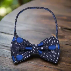 Blue Tranquil Polka Bow Tie