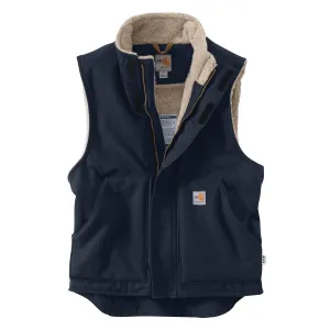 Carhartt Men's Dark Navy Flame-Resistant Mock Neck Vest