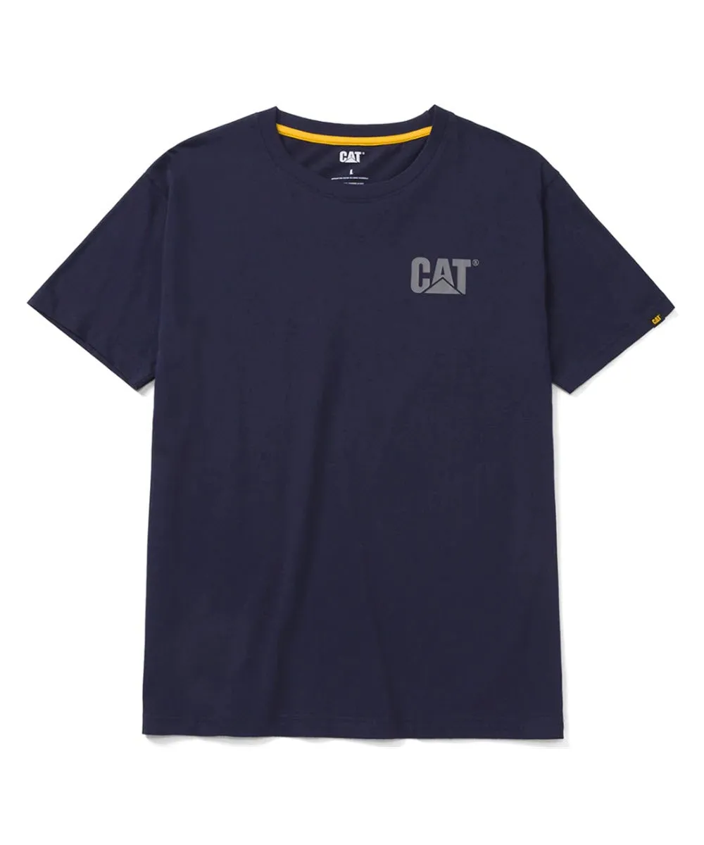 Caterpillar Short Sleeve Trademark T-Shirt - Eclipse