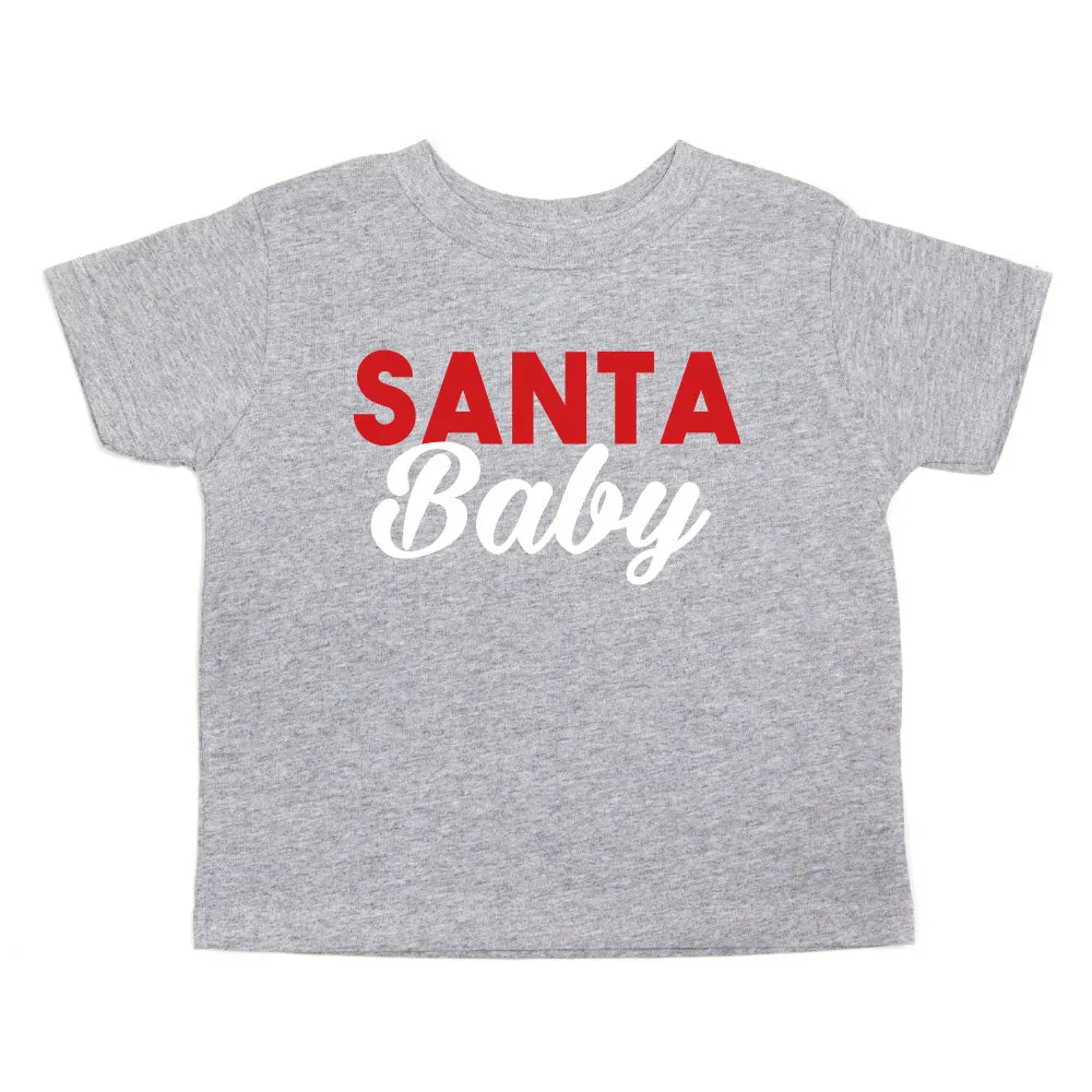 Christmas Santa Baby Toddler Short Sleeve T-Shirts