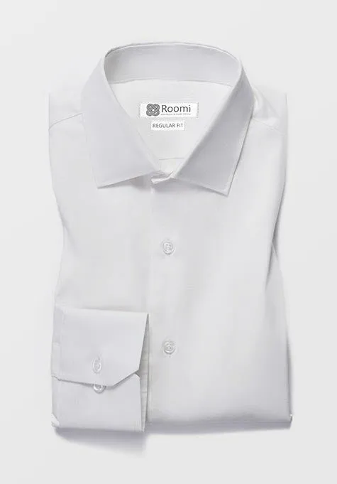 CLASSIC WHITE STRETCH MEN'S SHIRT