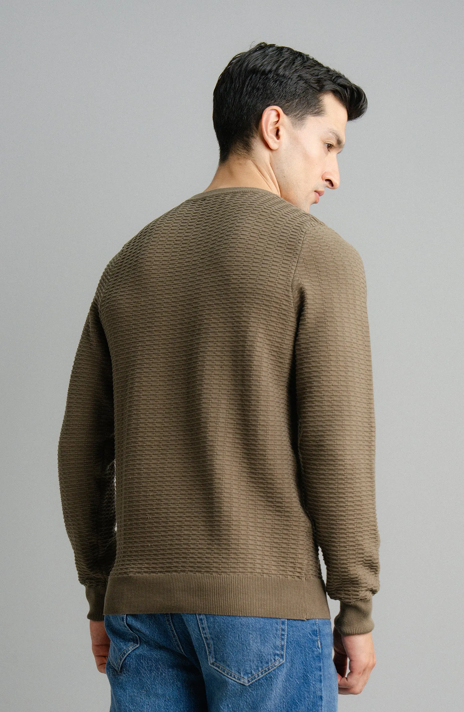 Cotton Sweater - Sage