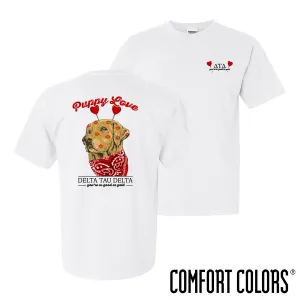 Delt Comfort Colors Puppy Love Short Sleeve Tee