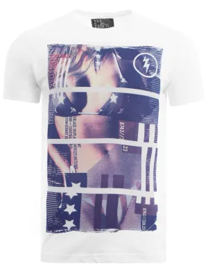 Dissident white Diss Bikini t-shirt