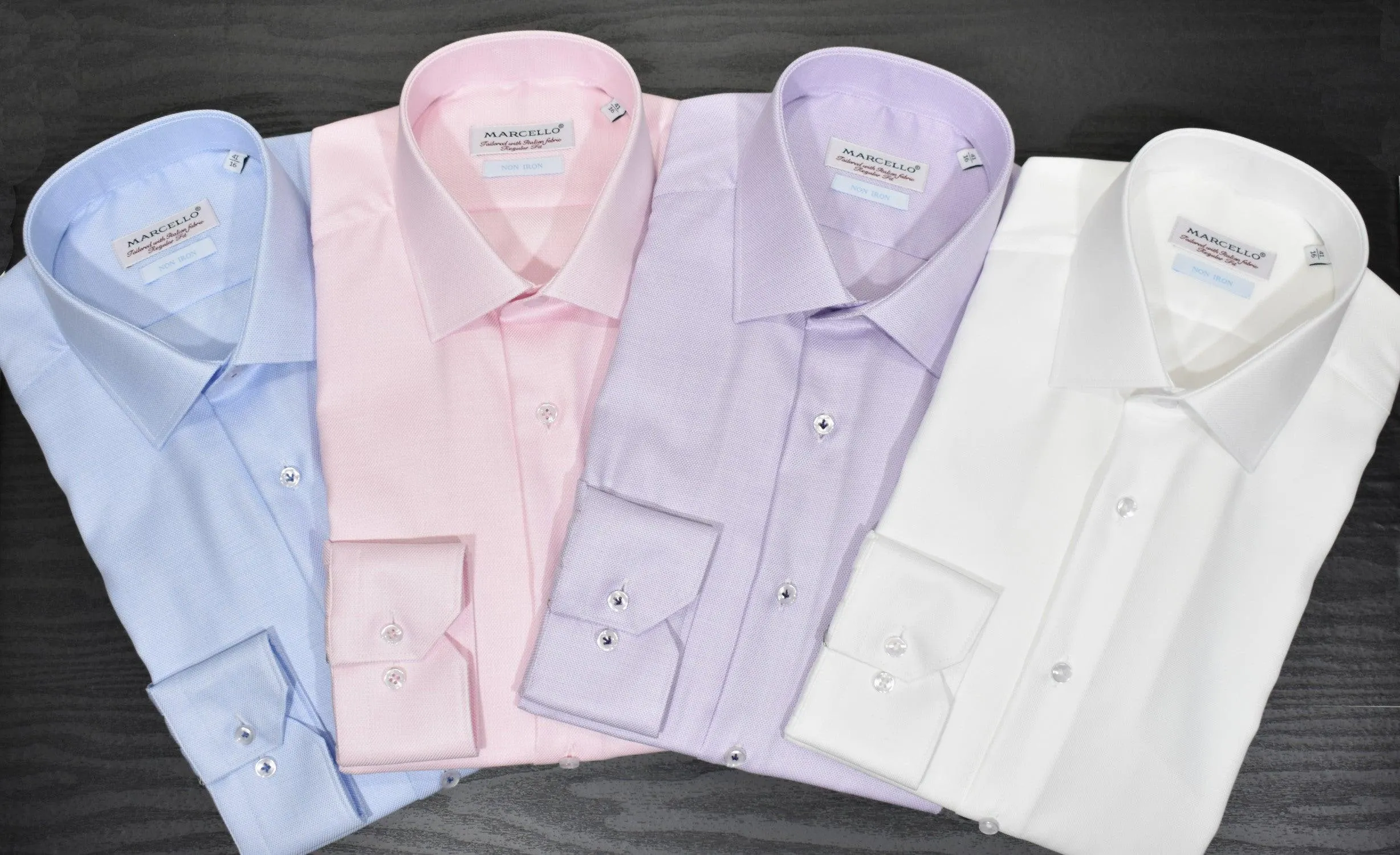 DS100P Pink Fine Piquet Dress Shirt