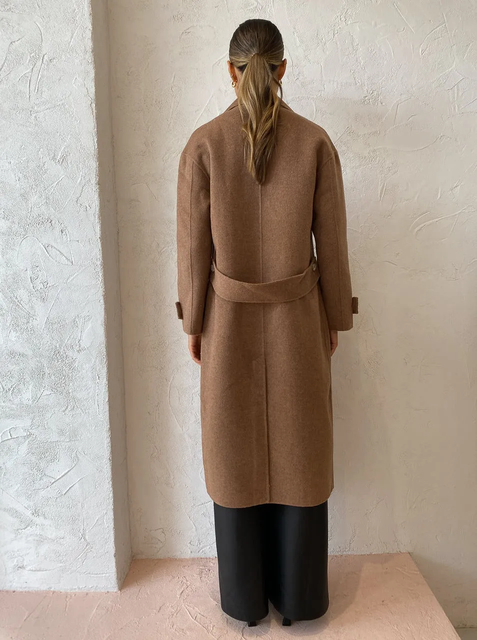 Elka Collective Charlotte Coat in Camel