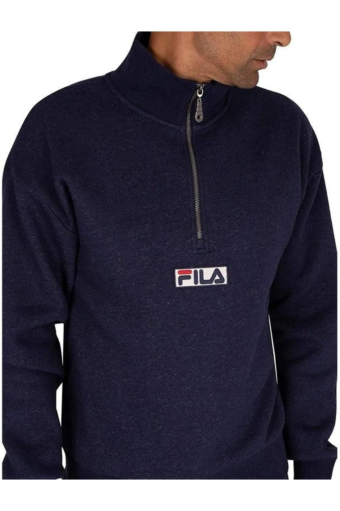 Fila Clooney Half Zip Jumper Blue