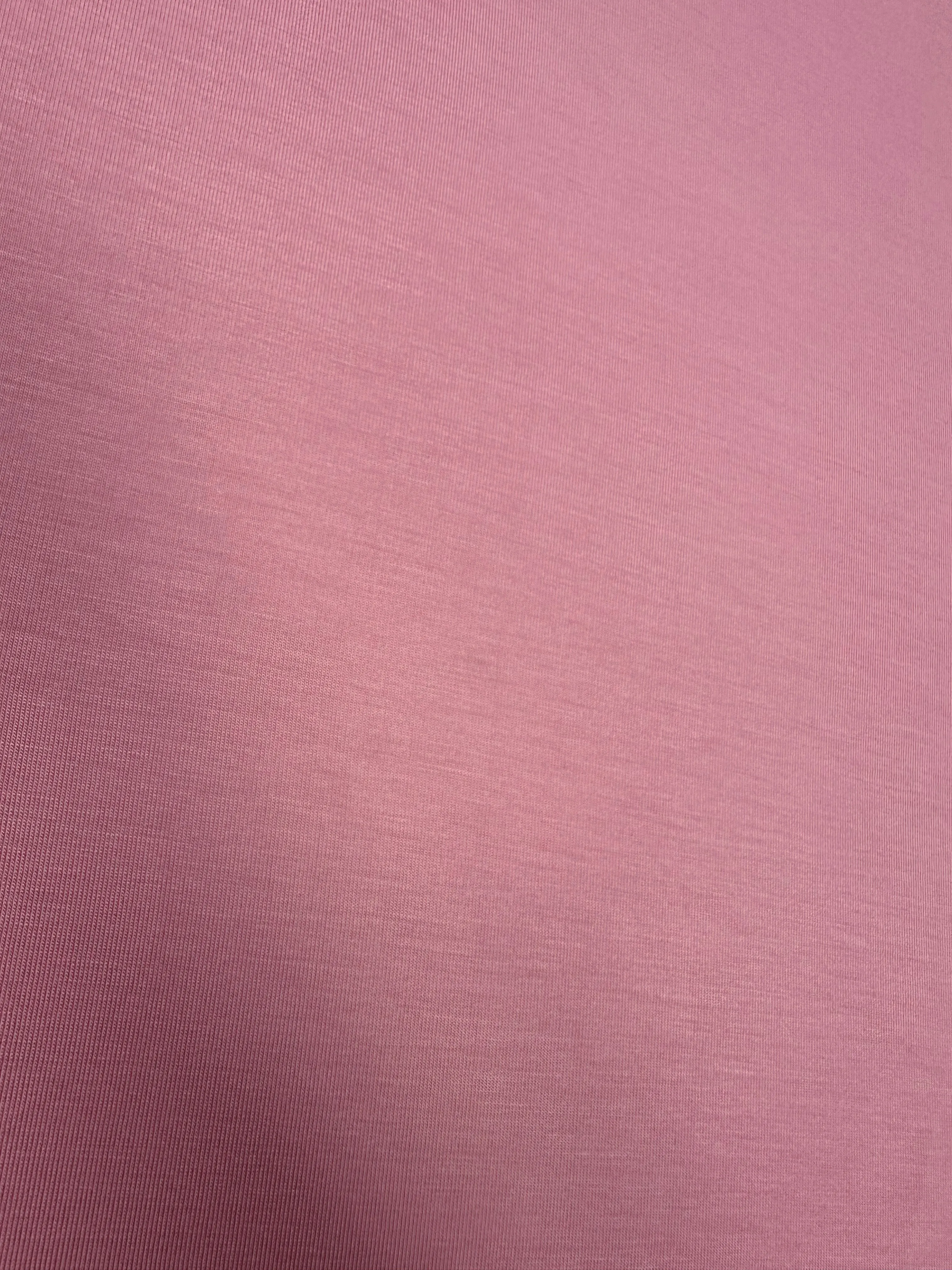 Flamingo Pink Solid Rayon Spandex Jersey Knit Fabric