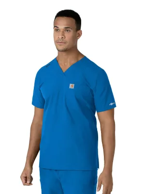 Force Essentials - Men's V-Neck Shirttail Scrub Top