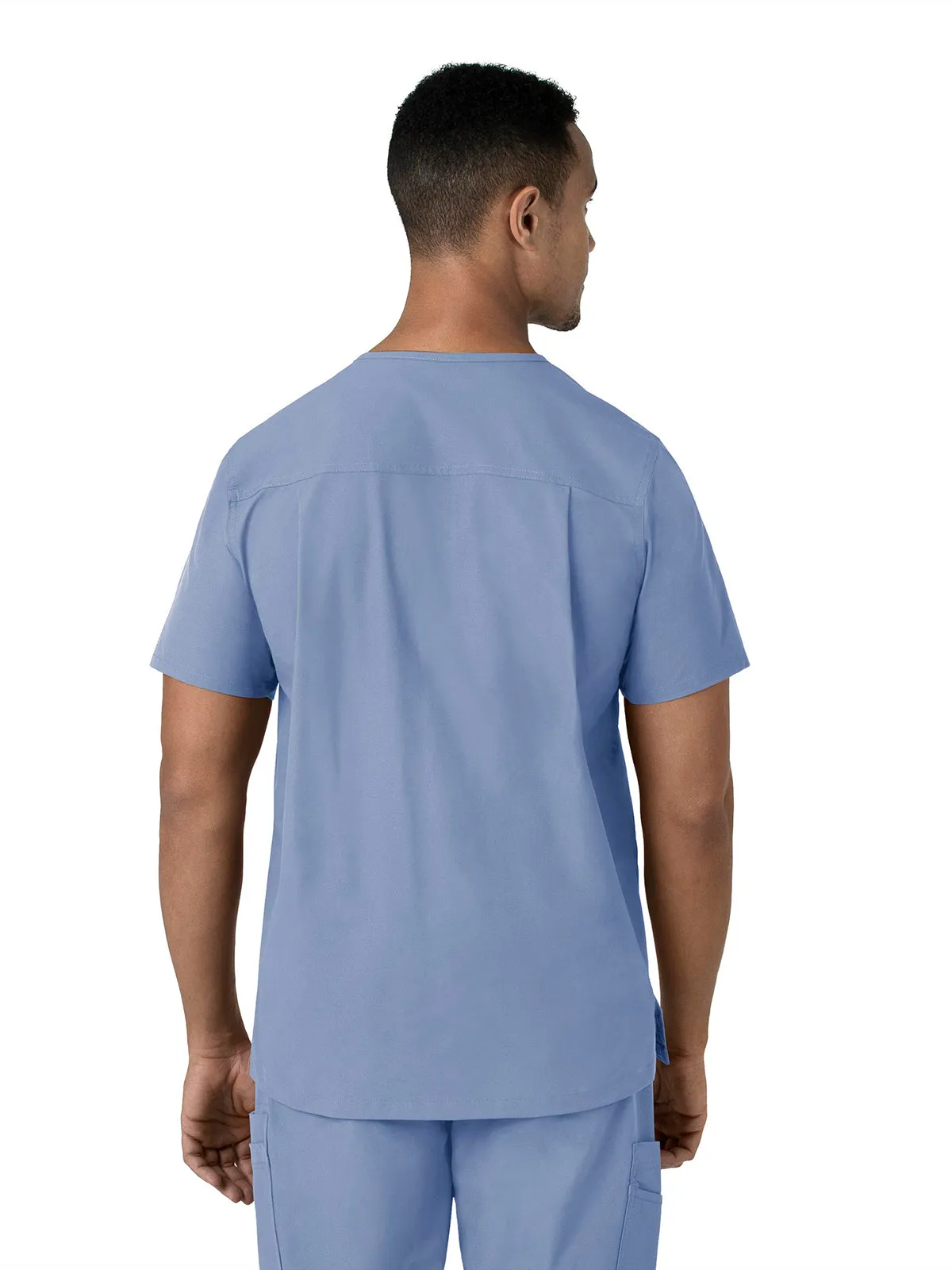 Force Essentials - Men's V-Neck Shirttail Scrub Top