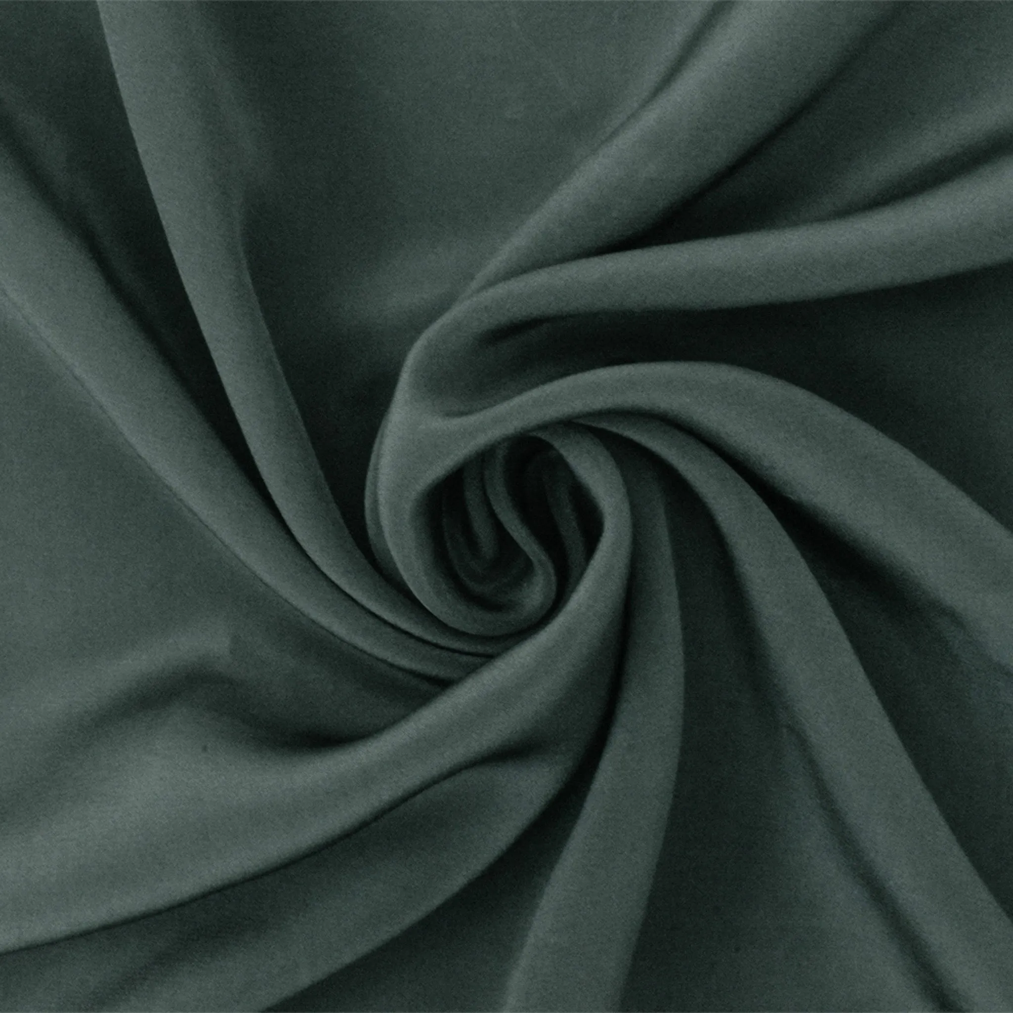 Gray Famous Designer Silk Crepe De Chine Woven Fabric