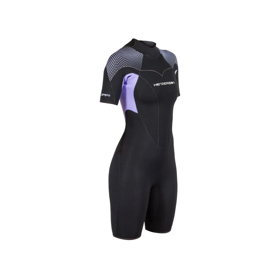 Henderson 3mm Women's Thermoprene PRO Back Zip Shorty Scuba Diving Wetsuits