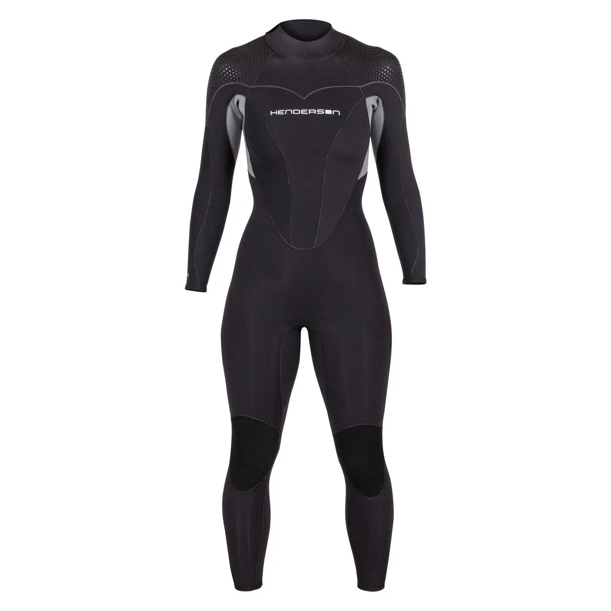 Henderson 5mm Women's Thermoprene Pro Back Zip Wetsuit, Black / Black, Size: 22 (Used)