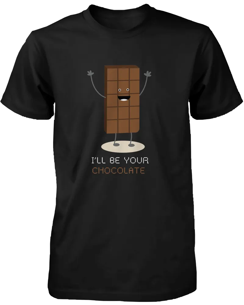 I'll Be Your Chocolate & I'll Be Your Marshmallow Matching Couple Shirts (his & hers Set)