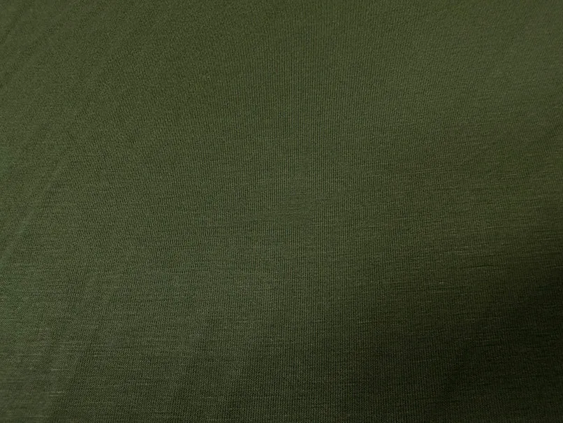 Leaf Green Solid Rayon Spandex Jersey Knit Fabric