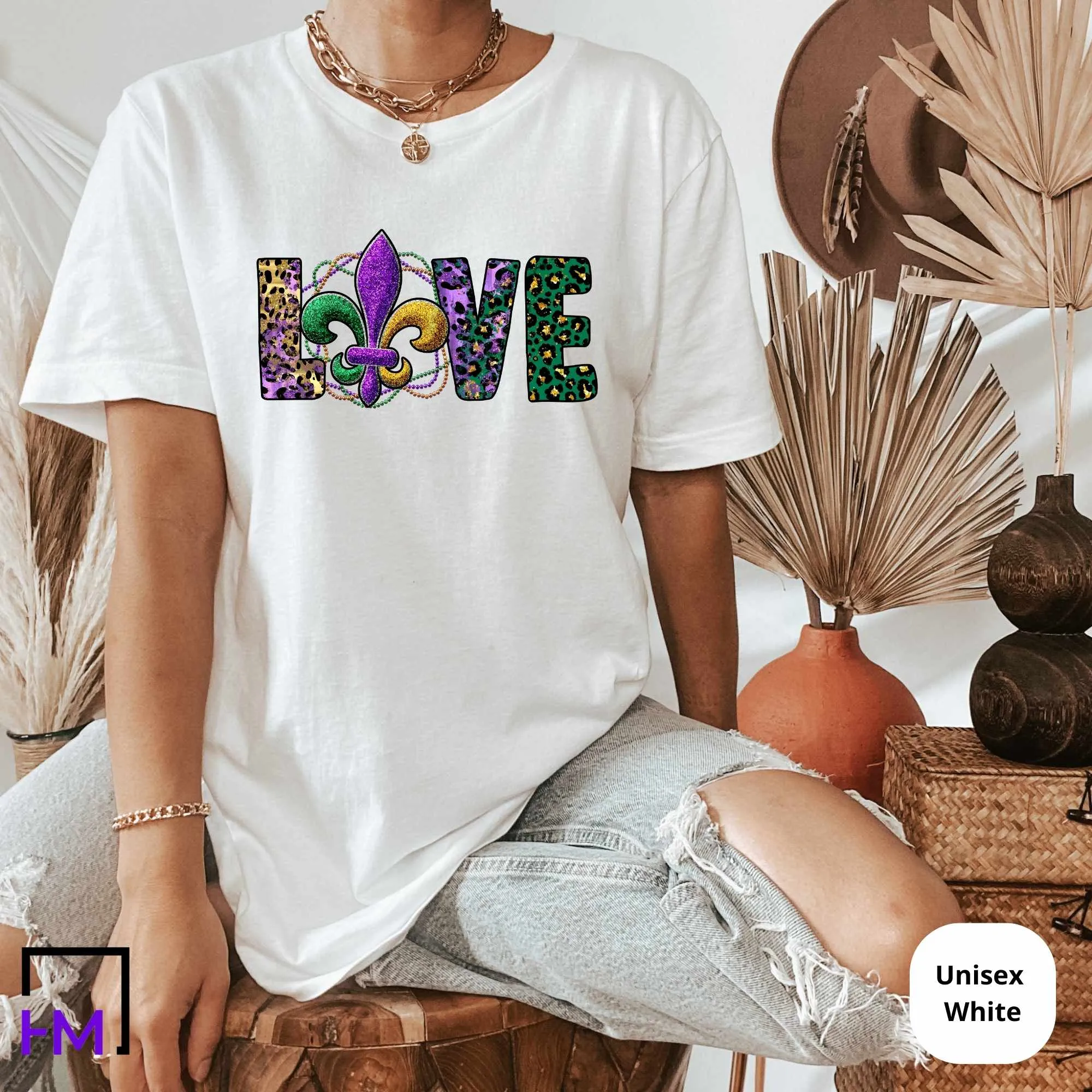 Love Mardi Gras Shirt for Parade or Mardi Gras Party