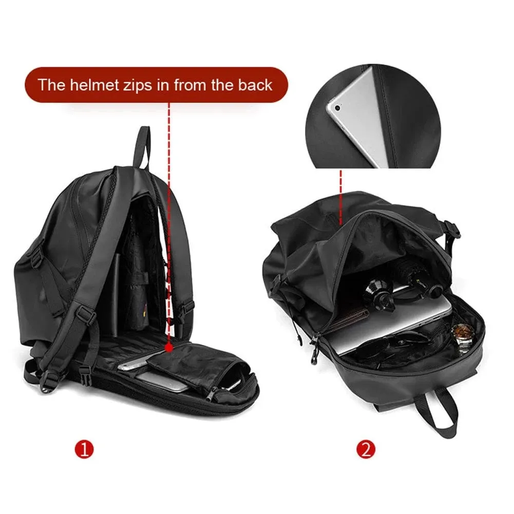 Multifunctional Large Capacity Motorcycle Backpack Motorcycle Helmet Bag Moto Riding for Men Women Waterproof Helmet Backpack