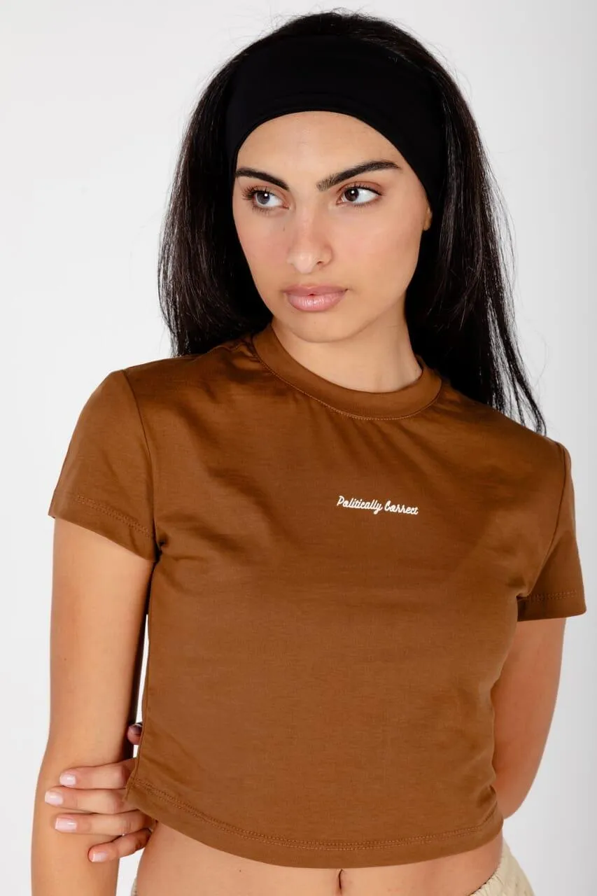 Politically Correct Cropped Tee