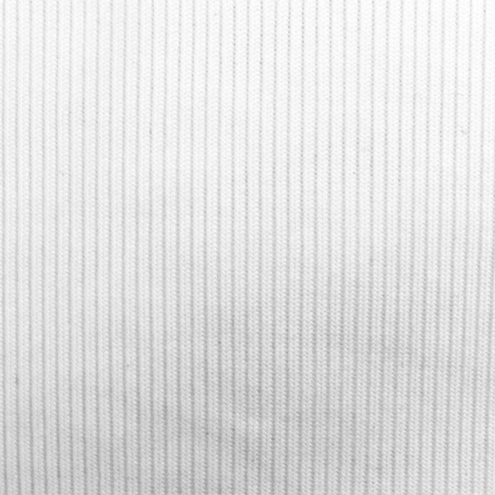 Premium White 2x2 Rib Famous Maker Stretch Knit Yoga Activewear Fabric