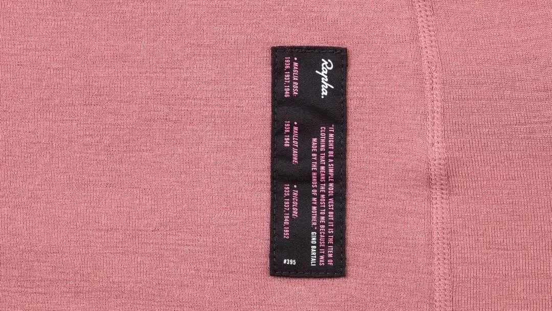 RAPHA Women Merino Base Layer short sleeve - Rose