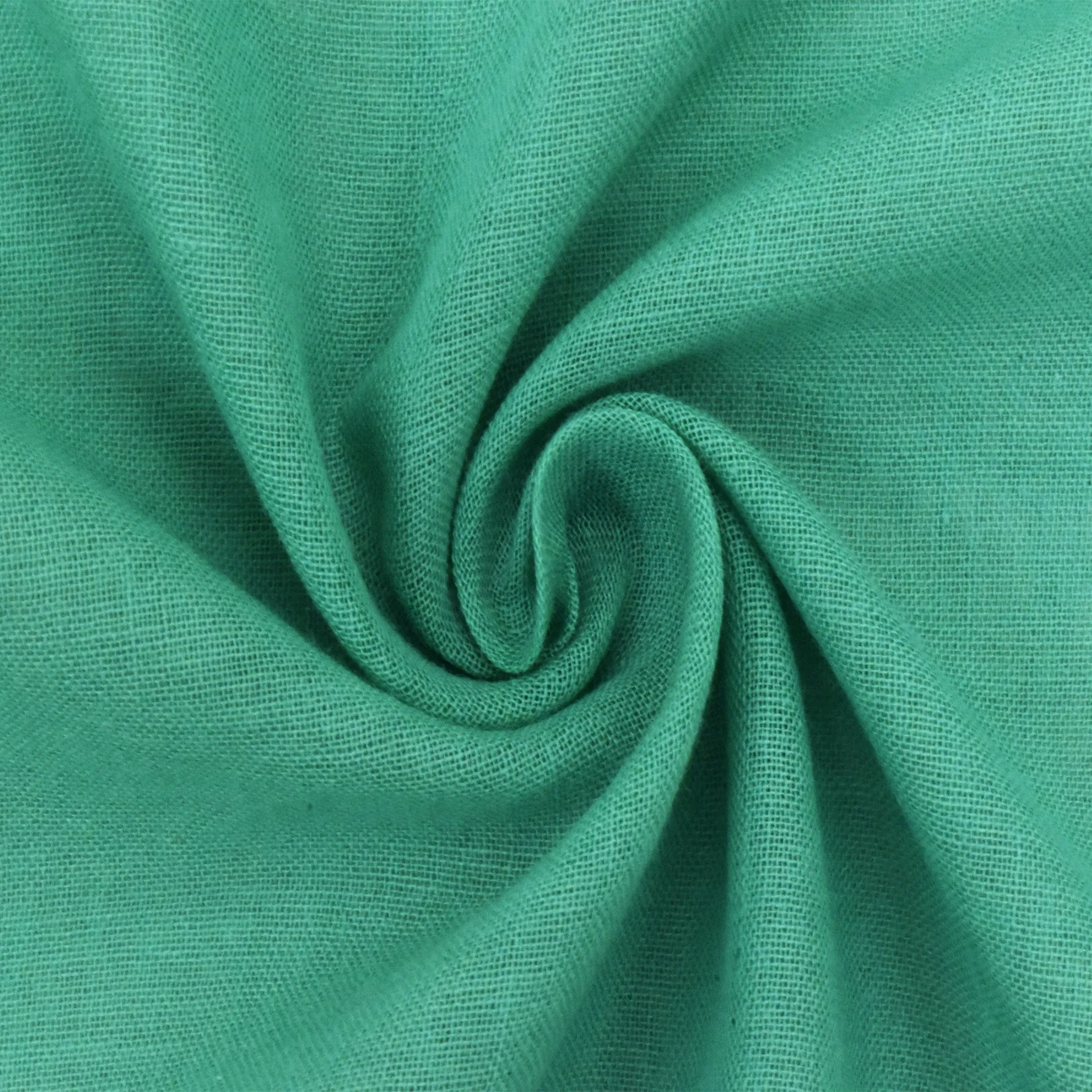 Scrubs Green Cotton Gauze Woven Fabric