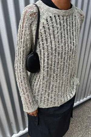 SHEER KNIT SWEATER