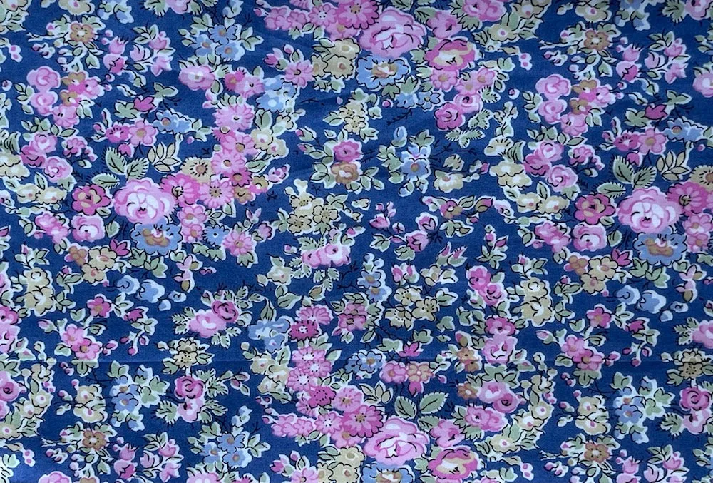 Tatum Blueberry Liberty of London Tana Cotton Lawn (Made in Italy)