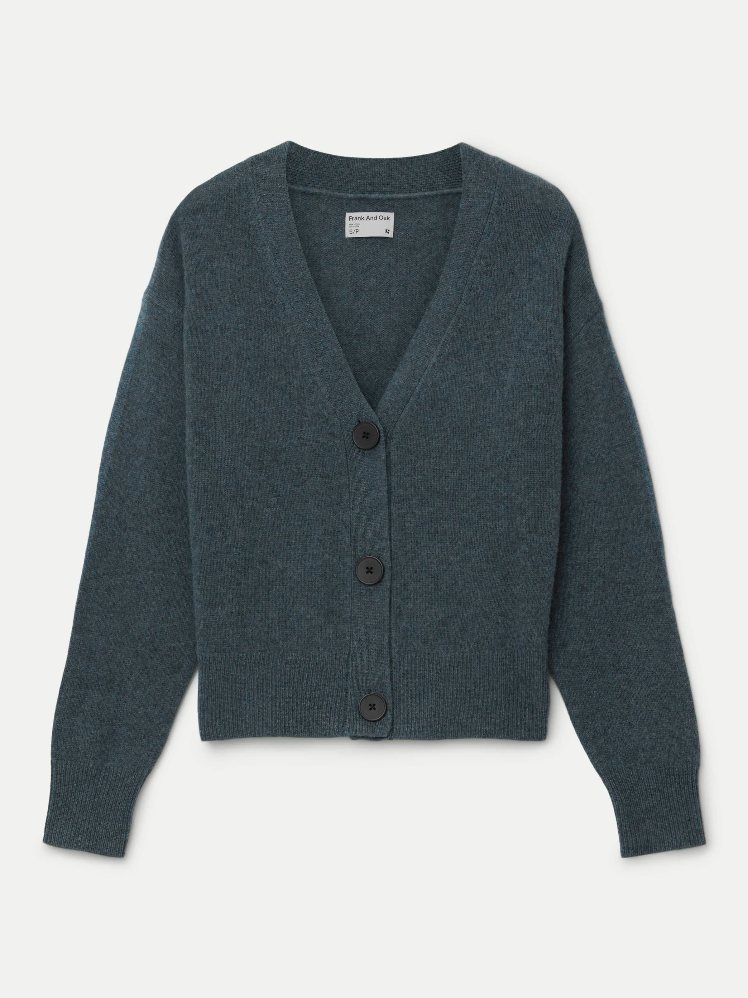 The Yak Wool Cardigan in Slate