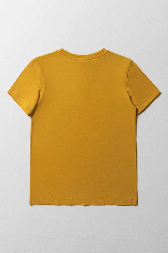 Unlimited Short Sleeve T-Shirt Yellow