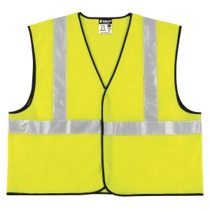 VCL2SLX2 MCR Class 2,Polyester,Safety Vest,2" Silver Stripe,LIME