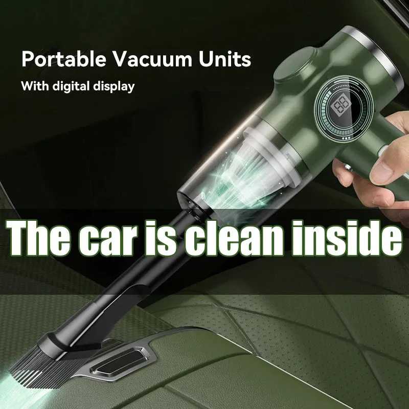 XIAOMI Mini Car Vacuum Cleaner 9800000Pa Digital Wireless Automobile Powerful Handheld Multifunction Household Cleaner Appliance